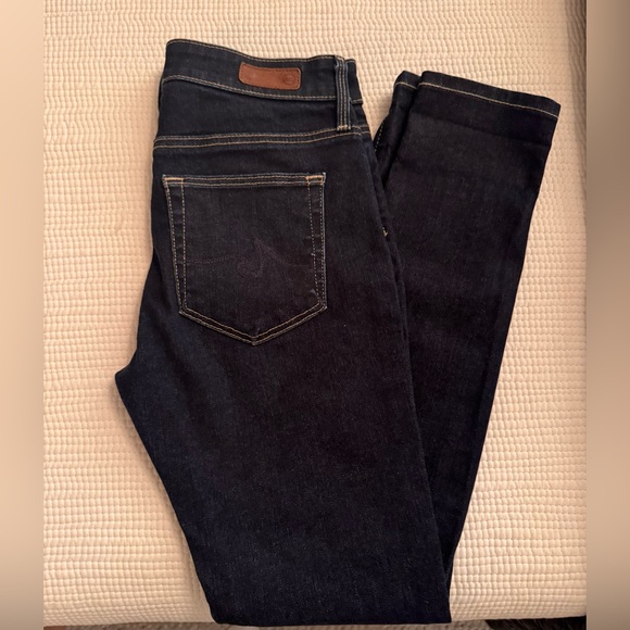 Ag Adriano Goldschmied Denim - AG Adriano Goldschmied Dark Blue Skinny Jeans